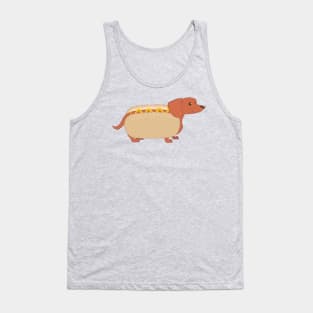 Hotdog Dog Tank Top